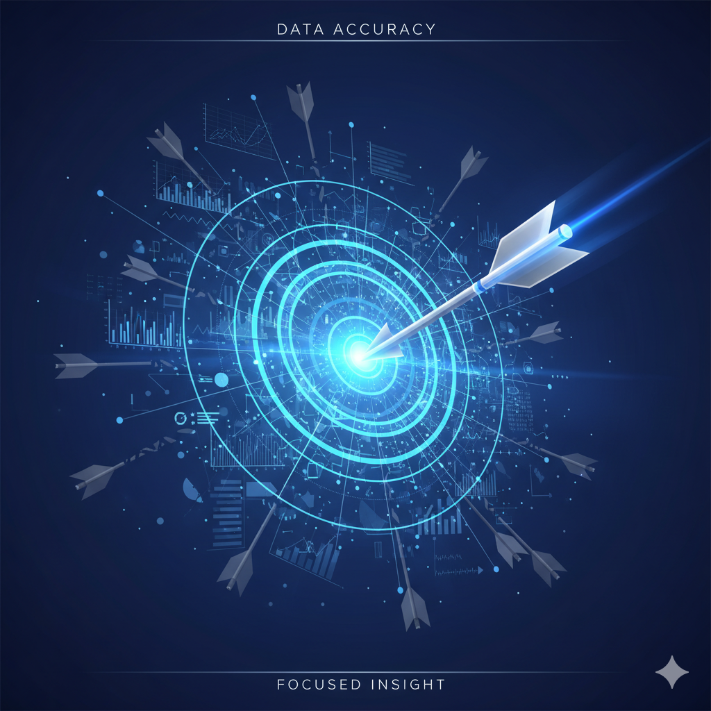 AI automation and data targeting concept representing accurate recruiter leads by Future Tech Solutions